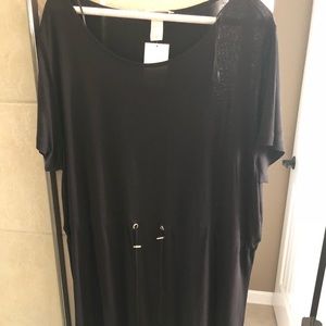 NWT H&M black tee shirt dress